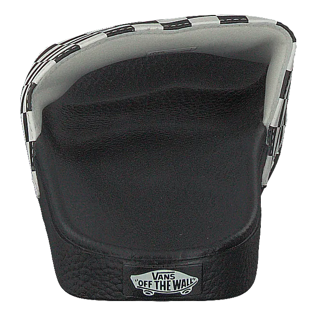 Mn Slide-on Checker White