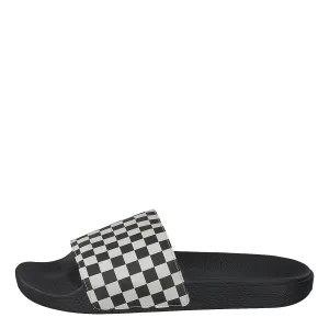 Mn Slide-on Checker White