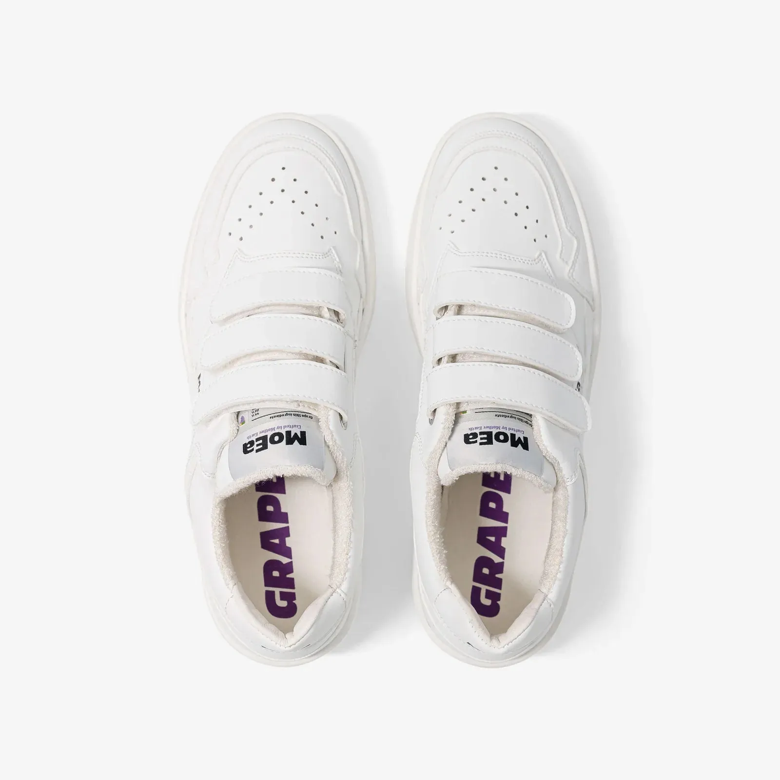 MoEa Velcro Corn Full White