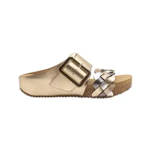 Morel Slide Sandal in Gold by Volatile