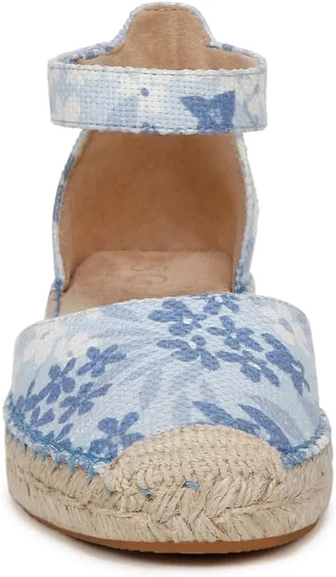 Naturalizer Soul Women's Wren Ankle Strap Low Heel Espadrille Sandal