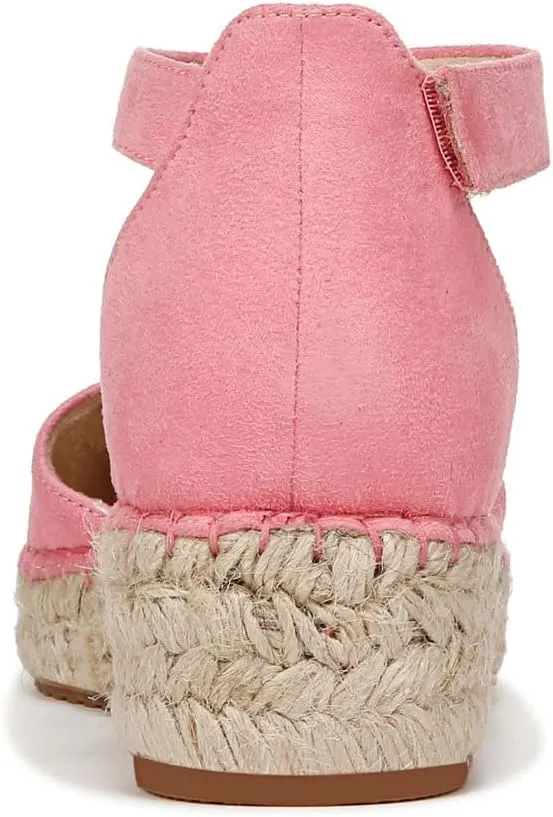Naturalizer Soul Women's Wren Ankle Strap Low Heel Espadrille Sandal