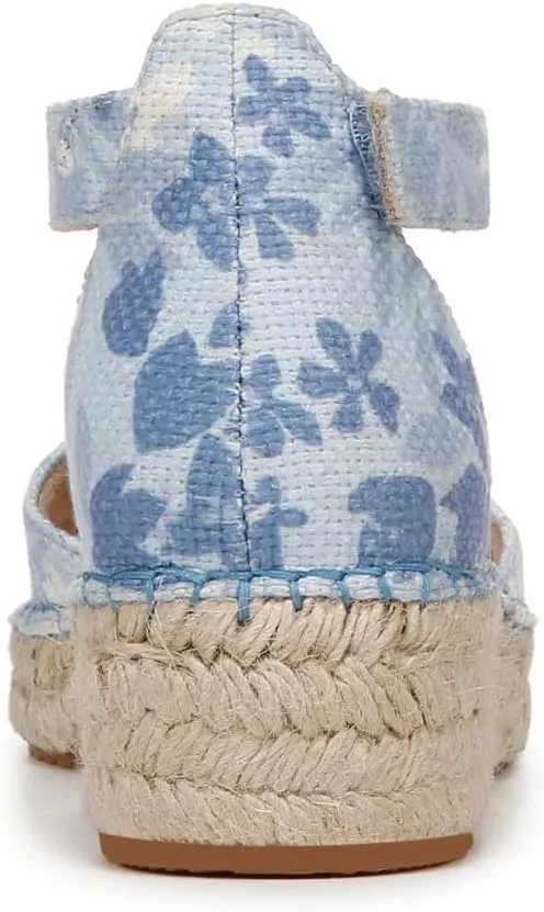 Naturalizer Soul Women's Wren Ankle Strap Low Heel Espadrille Sandal