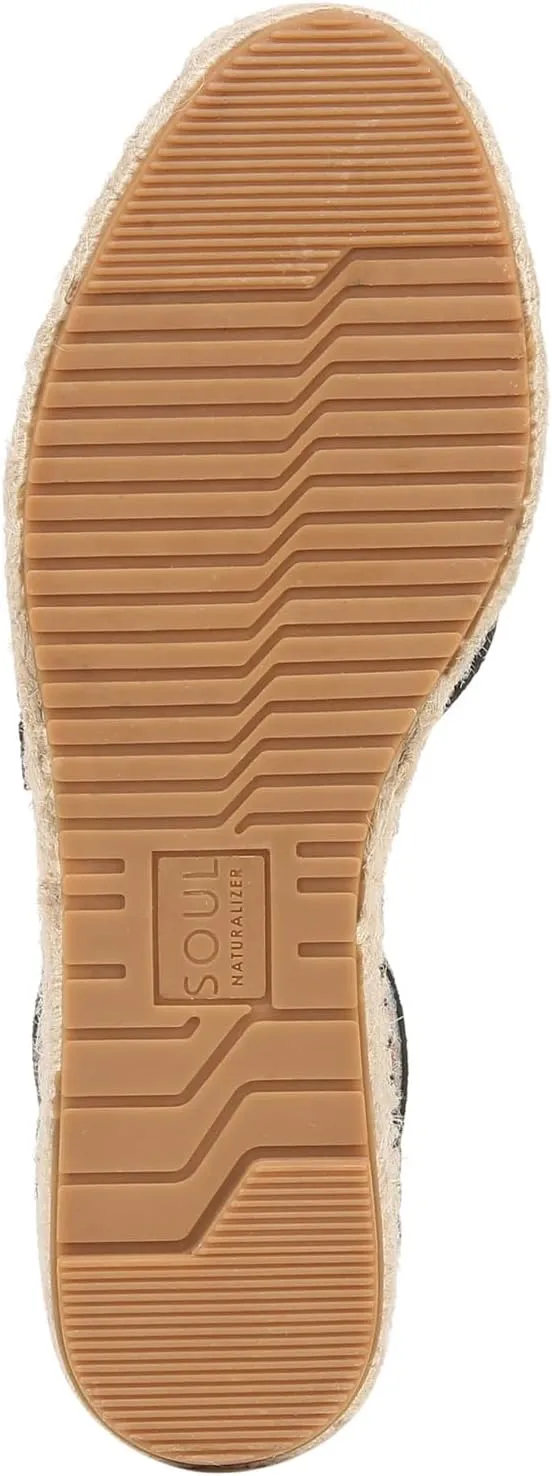 Naturalizer Women's Wren Ankle Strap Low Heel Espadrille Wedge Sandal