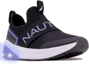 Nautica Kids Light Up Flashing Sneaker Athletic Running Shoes Lace-Up/Bungee/Slip-on |Boy - Girl|(Little Kid/Big Kid) Kappil Parks Neave Lights