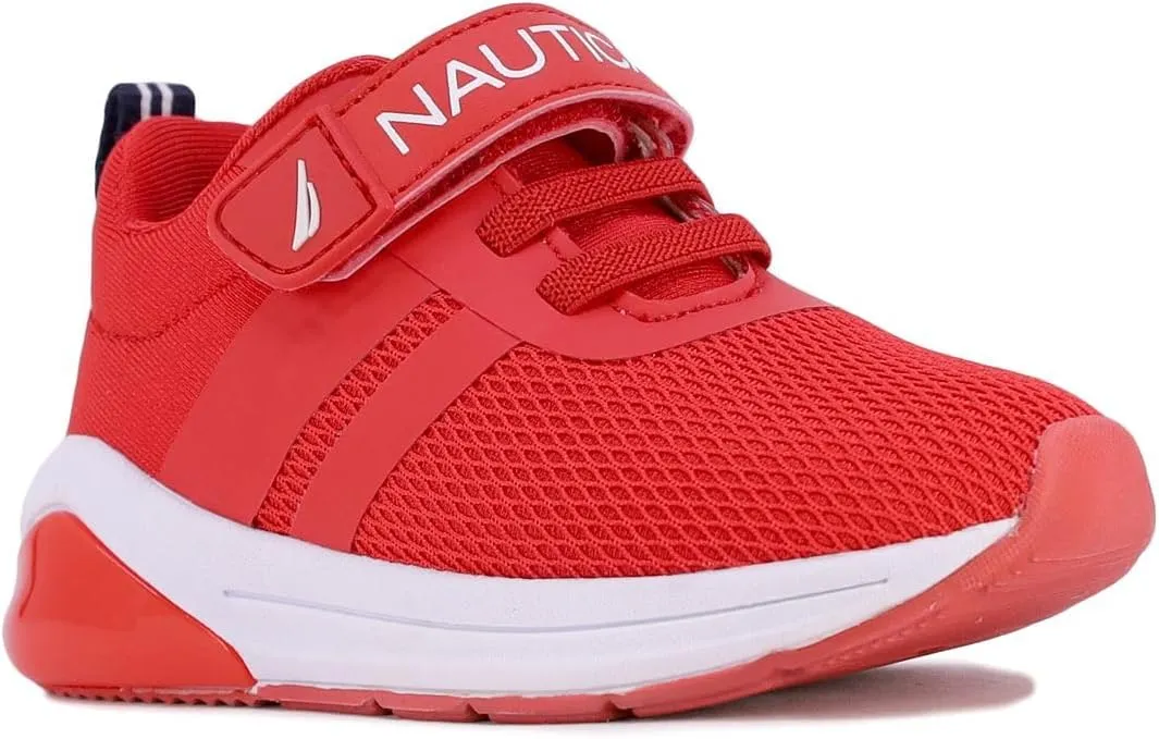 Nautica Kids' Light-Up Flashing Sneaker Athletic Running Shoes with Strap | Fashionable and Fun for Boys and Girls | Available in Toddler and Little Kid Sizes
