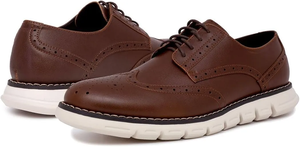 Nautica Men's Knit Dress Oxford Dress Sneakers: Breathable, Stylish, Lightweight & Comfortable - Ideal for Business or Walking