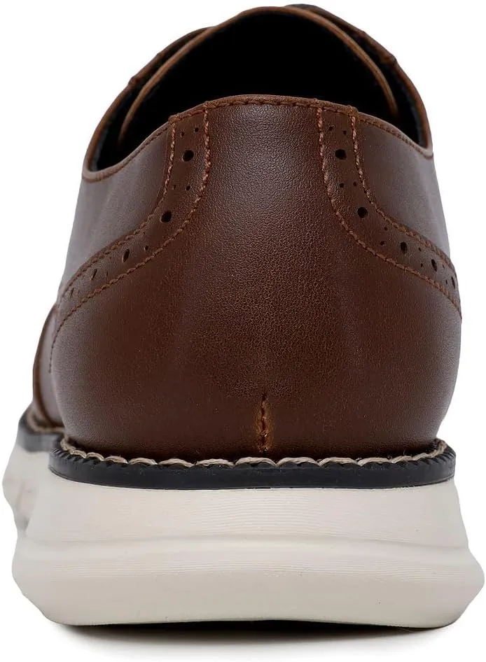 Nautica Men's Knit Dress Oxford Dress Sneakers: Breathable, Stylish, Lightweight & Comfortable - Ideal for Business or Walking