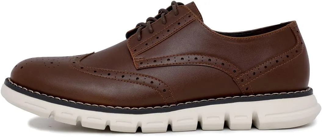 Nautica Men's Knit Dress Oxford Dress Sneakers: Breathable, Stylish, Lightweight & Comfortable - Ideal for Business or Walking