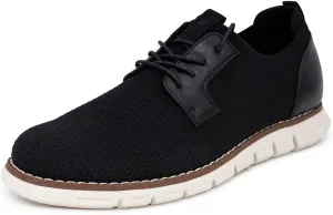 Nautica Men's Knit Dress Oxford Dress Sneakers: Breathable, Stylish, Lightweight & Comfortable - Ideal for Business or Walking