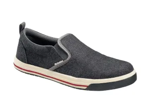 Nautilus Westside Women's Casual Work Shoe by FSI: Oil and Slip Resistant, Steel Safety Toe, Premium Textle Upper, N1435-Charcoal, Size 9 Medium Width