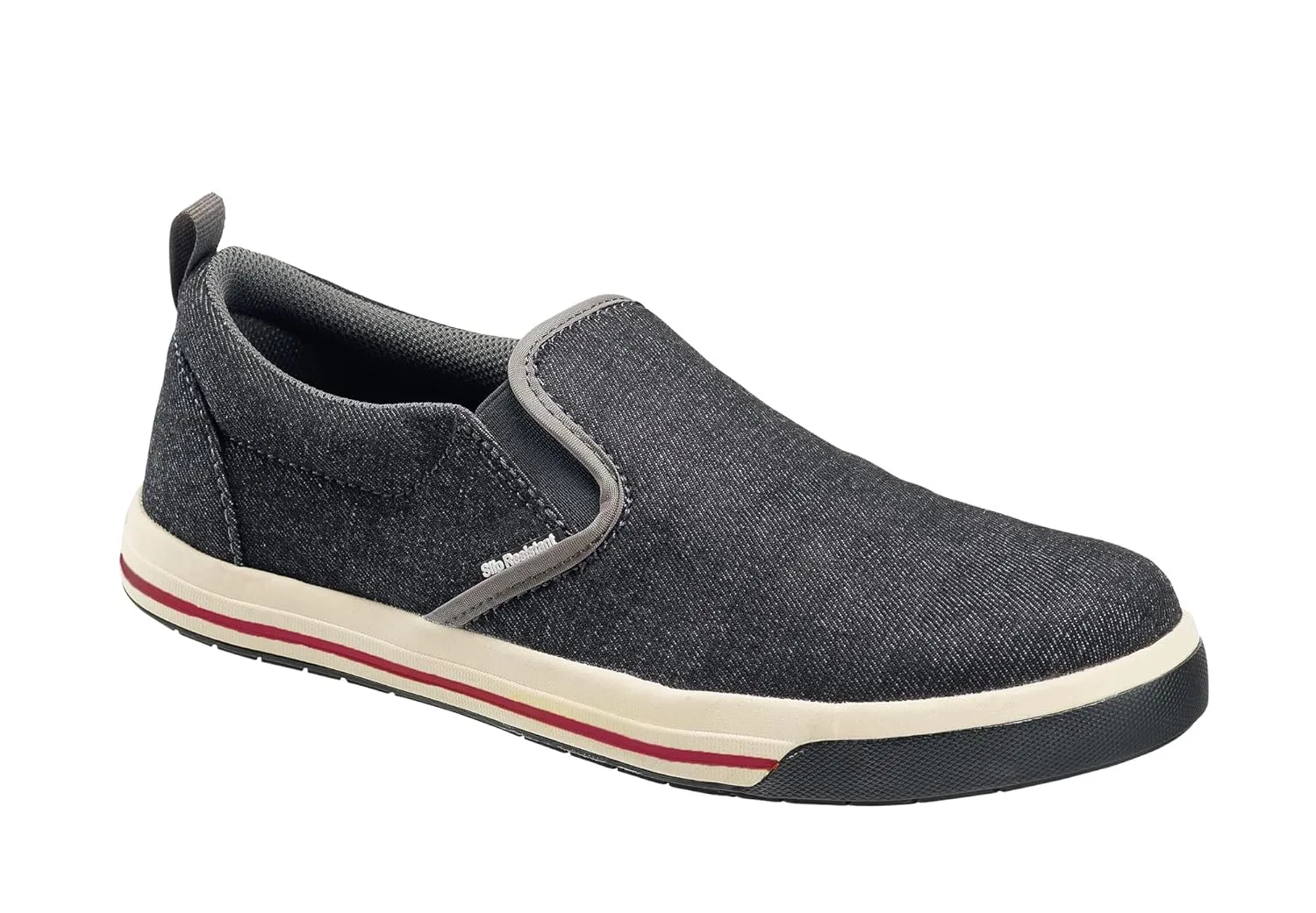 Nautilus Westside Women's Casual Work Shoe by FSI: Oil and Slip Resistant, Steel Safety Toe, Premium Textle Upper, N1435-Charcoal, Size 9 Medium Width