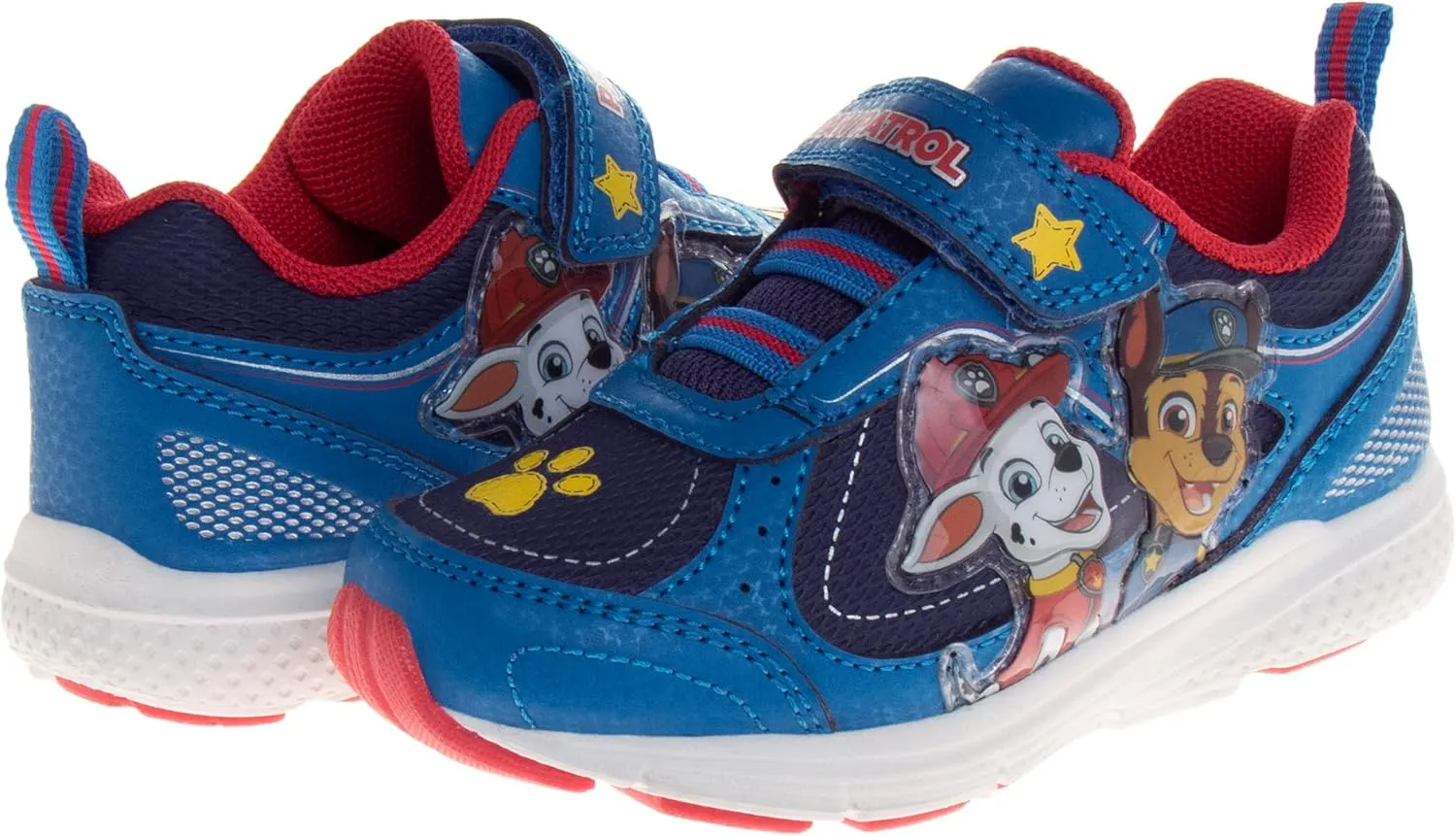 Nickelodeon Boy's Paw Patrol Chase and Marshall Sneakers Light-up Tennis (Toddler/Little Kid)