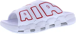 Nike Air More Uptempo Slide NA Unisex-Adults Slide Sandal Size 9, Color: White/University Red/White