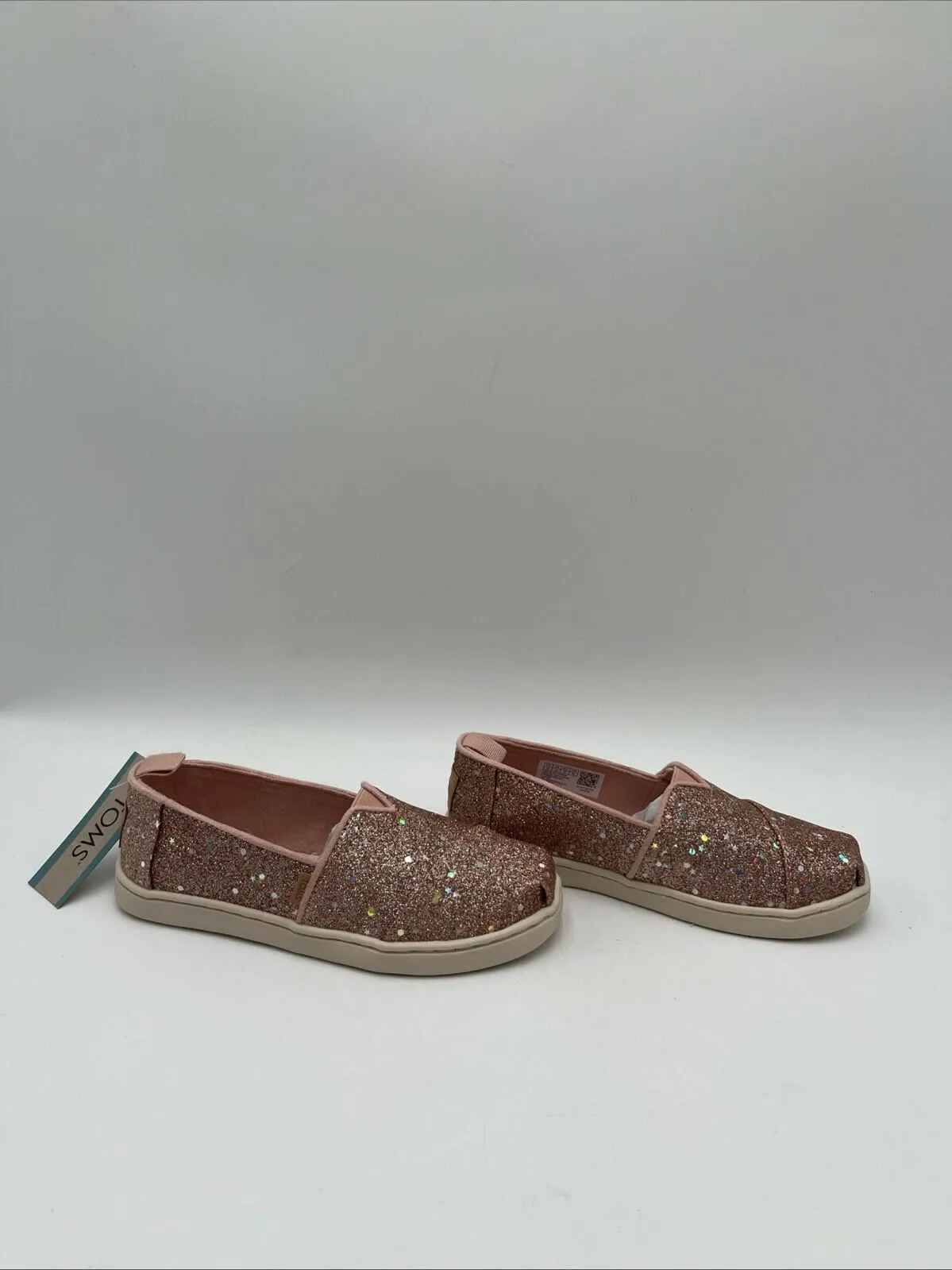 NWB Toms Youth Alpargata Espadrille Shoes Pink Size 13