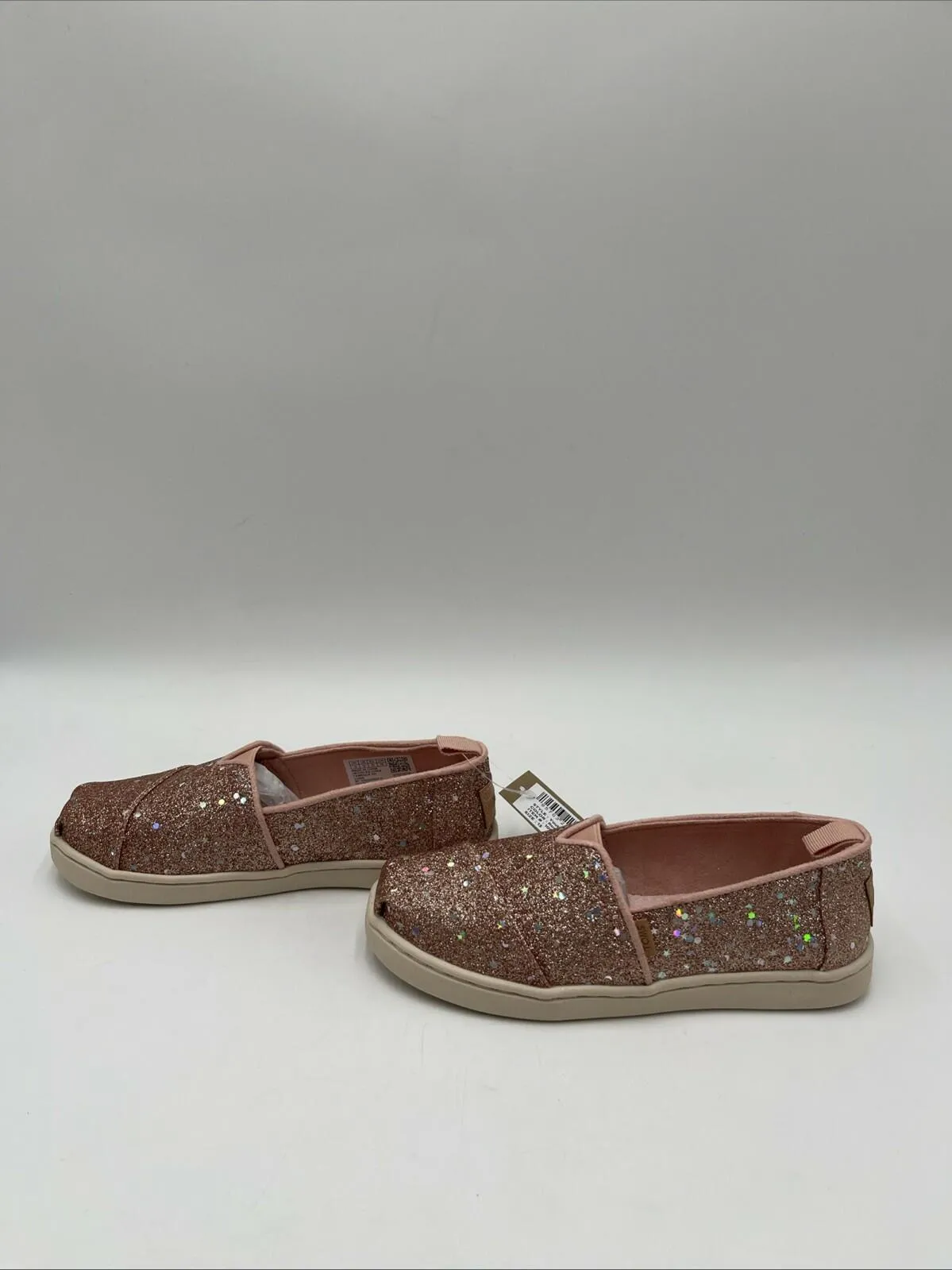 NWB Toms Youth Alpargata Espadrille Shoes Pink Size 13