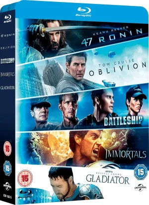 Oblivion / Battleship / Immortals / Gladiator / 47 Ronin [Blu-ray] [2010] [Region Free]