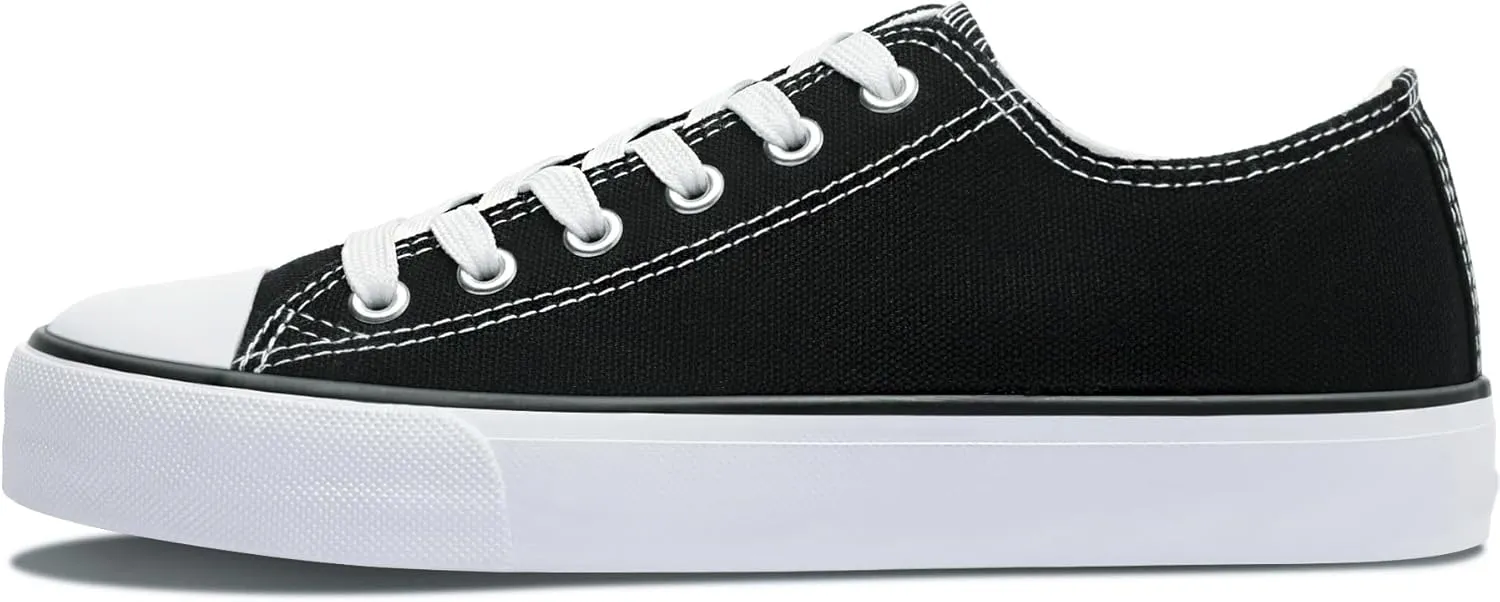 Obtaom Unisex Canvas Shoes Low Top Fashion Sneakers Slip on Walking Shoe