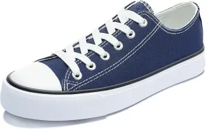 Obtaom Unisex Canvas Shoes Low Top Fashion Sneakers Slip on Walking Shoe