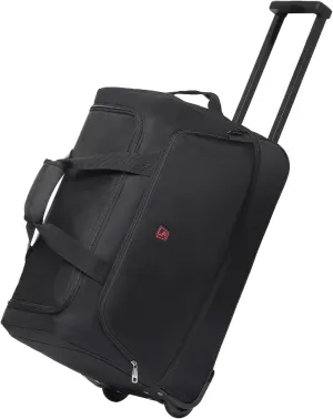 OIWAS Small Rolling Duffle Bag with Wheels Travel 22 inch Carry On Luggage Tote Unisex-Adult Short Term Trips Expandable 50L to 60L
