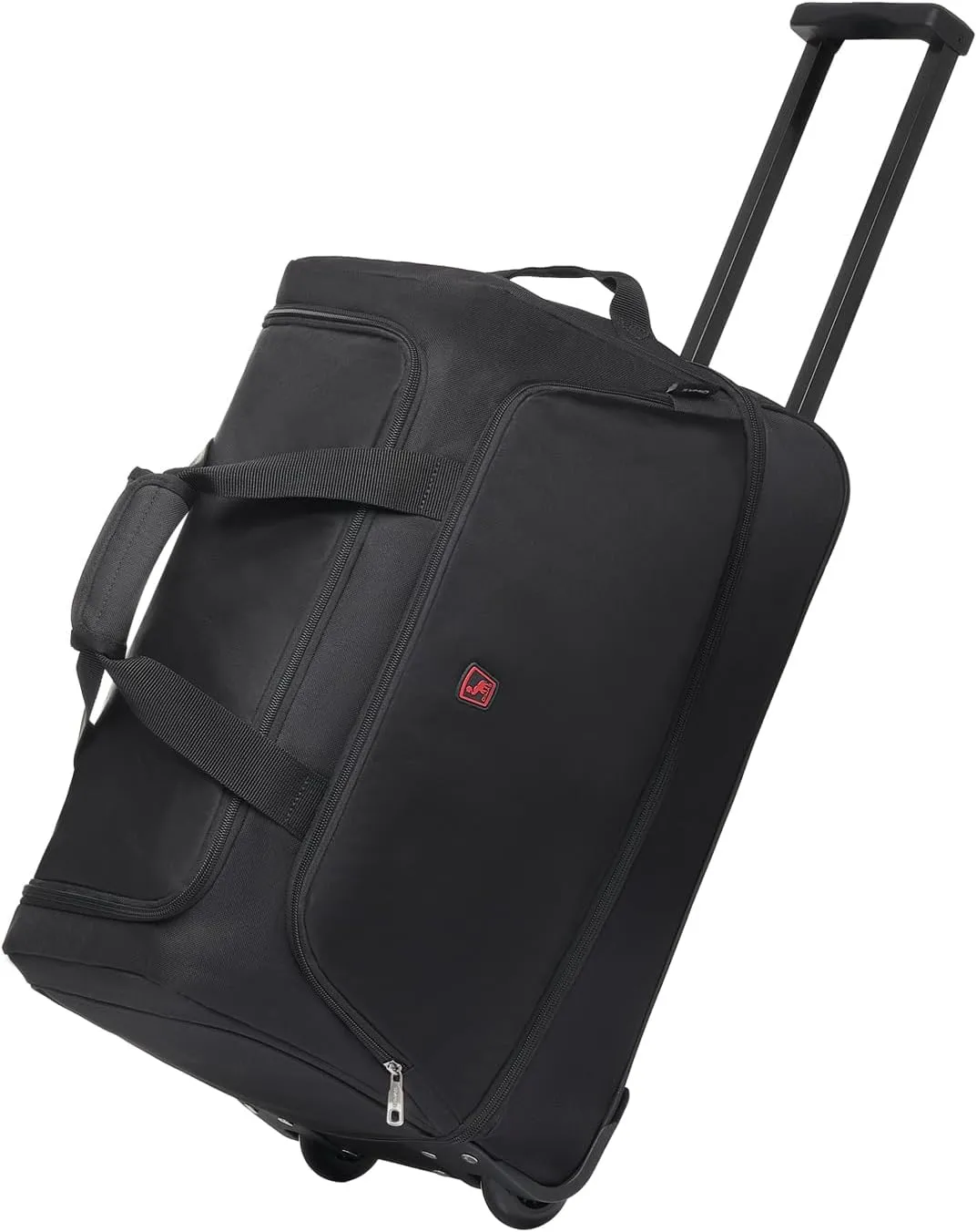 OIWAS Small Rolling Duffle Bag with Wheels Travel 22 inch Carry On Luggage Tote Unisex-Adult Short Term Trips Expandable 50L to 60L