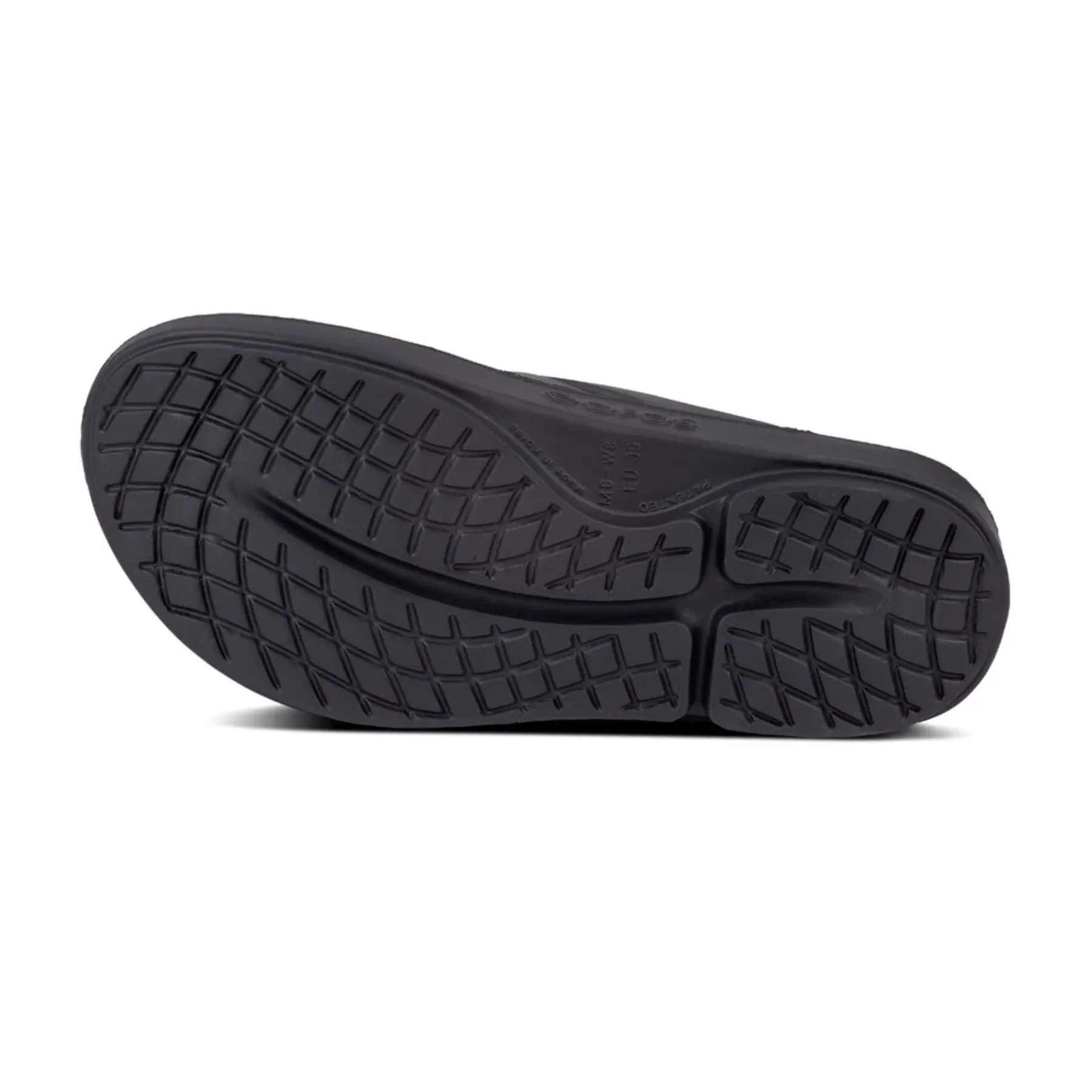 OOFOS Women’s OOahh Luxe Slide Sandal - Midnight Spectre