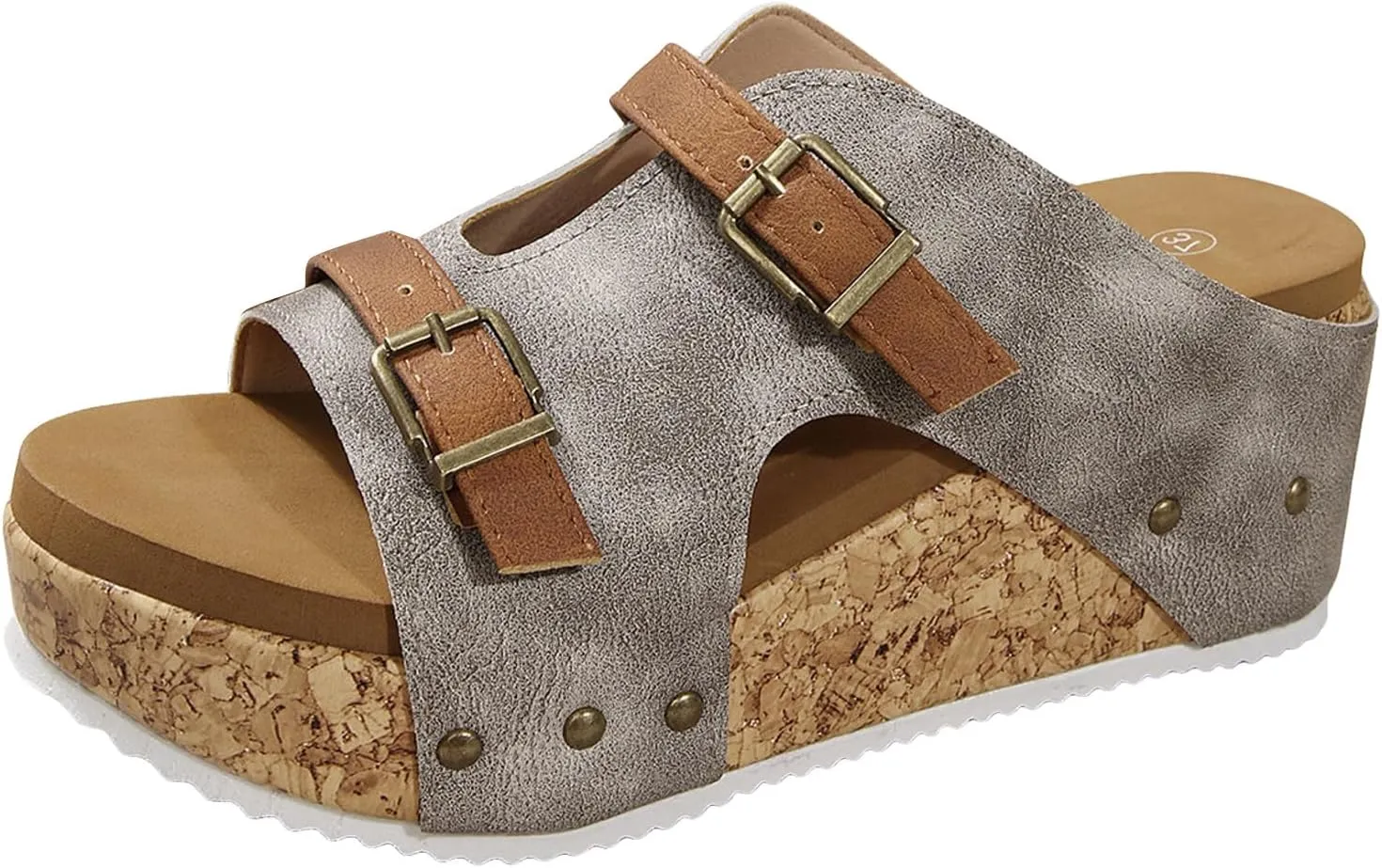 Orthopedic Wedge Sandals for Women 2025, Womens Summer Sandal Ankle Strap Open Toe Platform Espadrilles Shoe Dressy Casual Boho Beach Ladies Wedges Shoes for Vacation Party