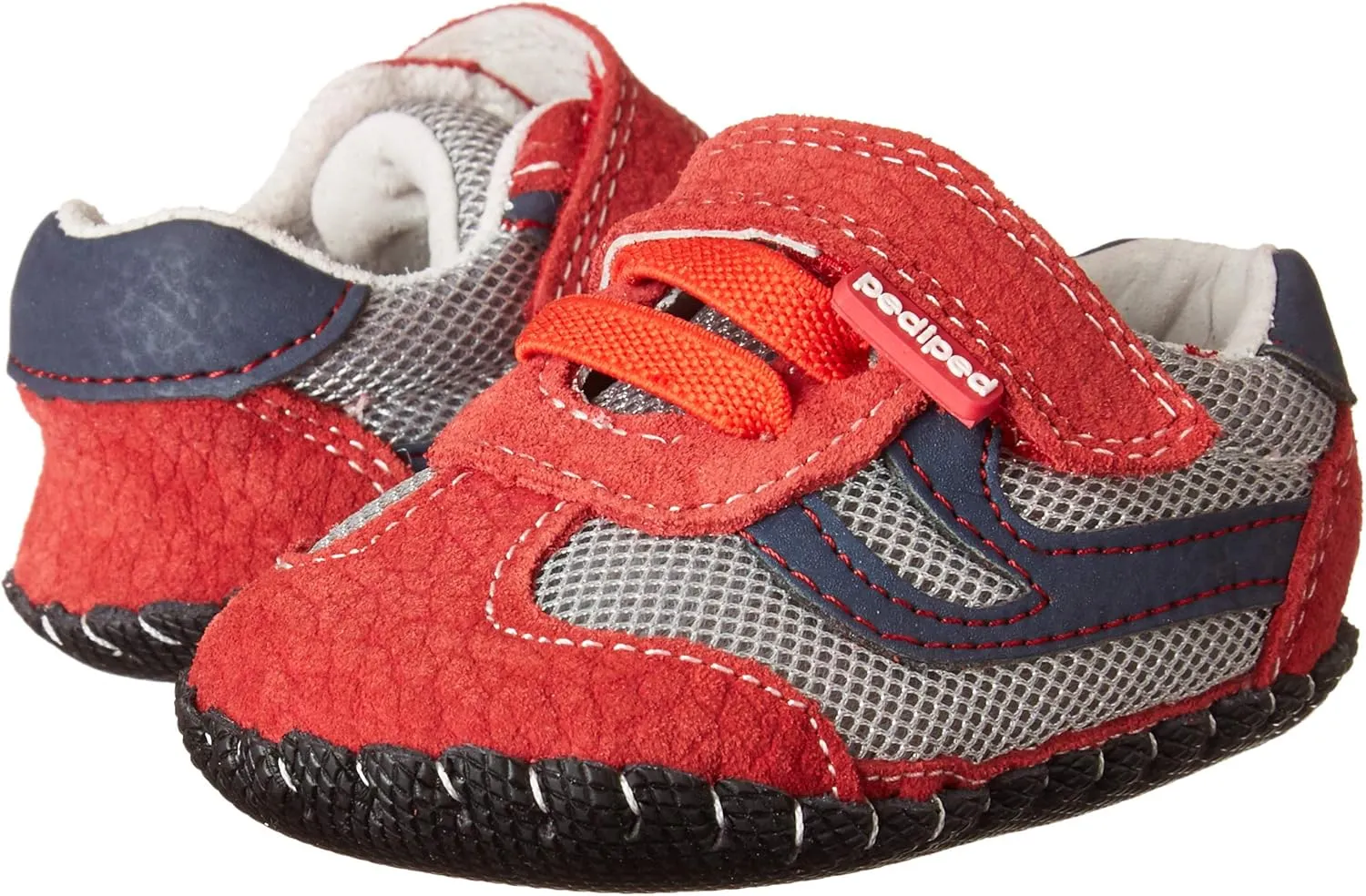 pediped Unisex-Baby Sneaker Crib Shoe