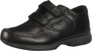 Propét Men's Life Walker Strap Sneaker,Black,10 MEDIUM