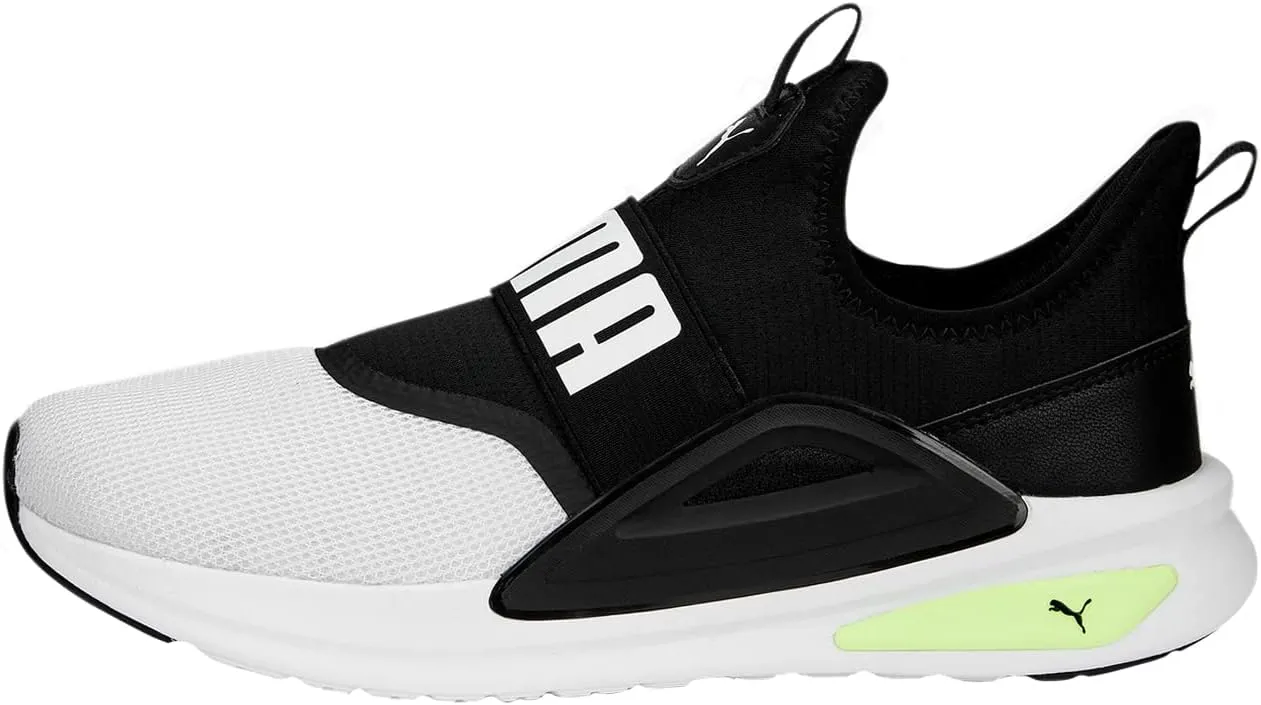PUMA Men's Softride Enzo Evo Slip On Cross Training Shoes, for All Time Red-Black, 11.5