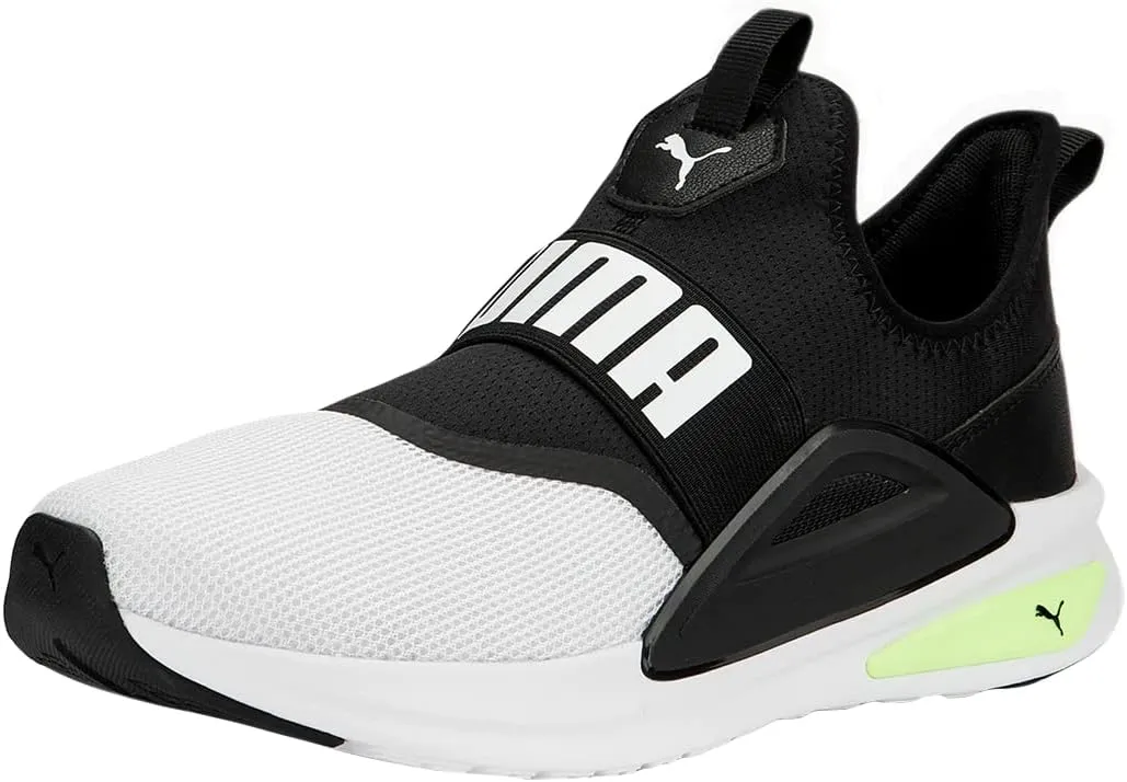 PUMA Men's Softride Enzo Evo Slip On Cross Training Shoes, for All Time Red-Black, 11.5