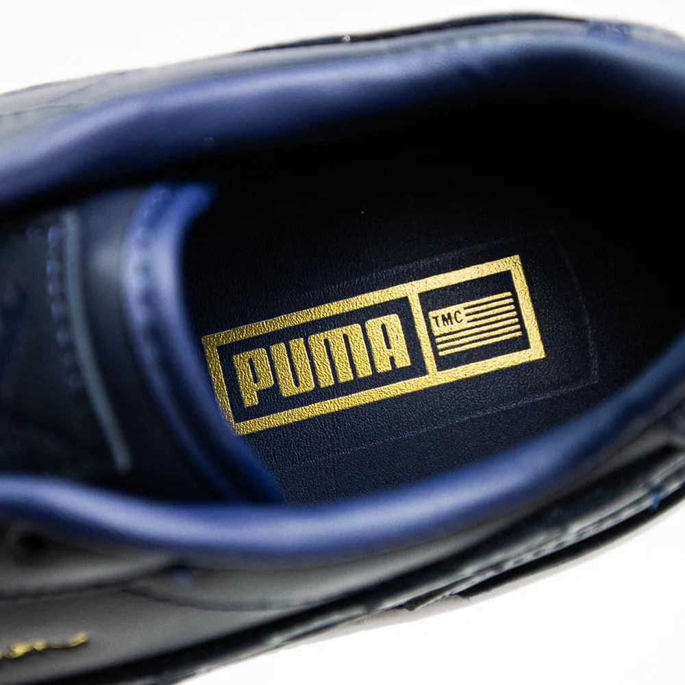 Puma Ralph Sampson X TMC Peacoat Blue Gold Yellow Sneaker Shoe Trainer
