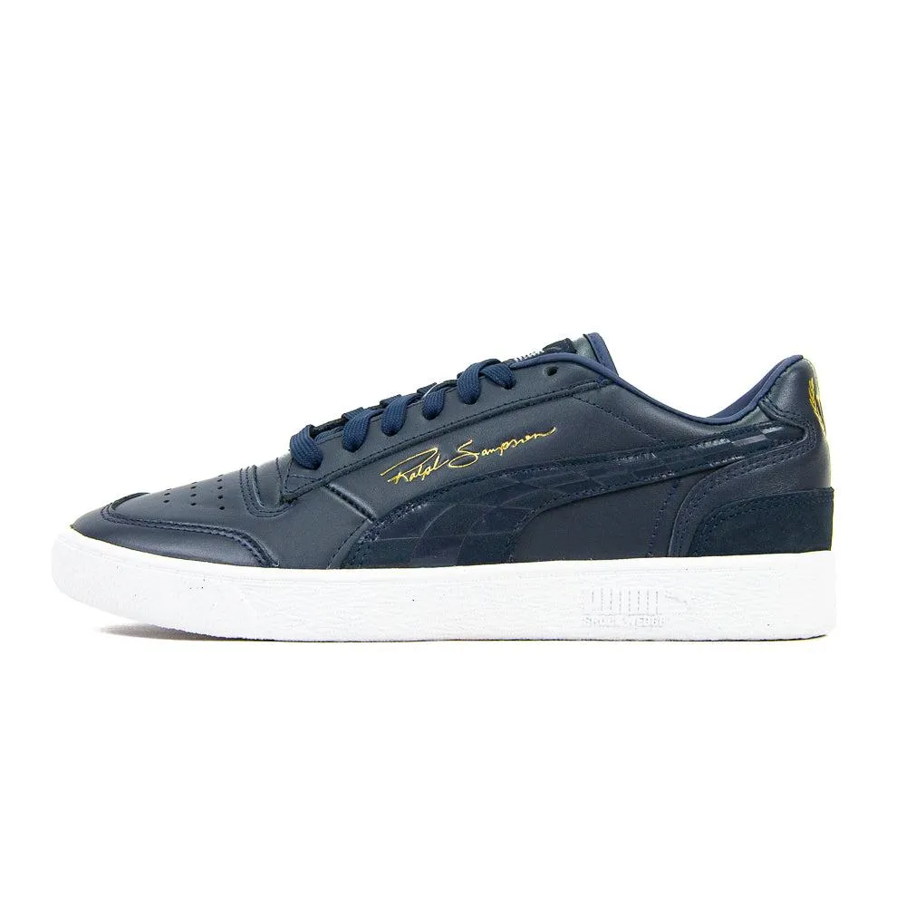 Puma Ralph Sampson X TMC Peacoat Blue Gold Yellow Sneaker Shoe Trainer
