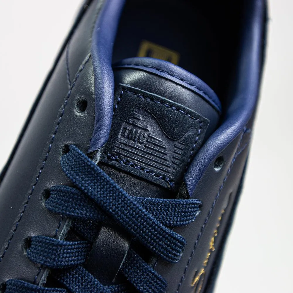 Puma Ralph Sampson X TMC Peacoat Blue Gold Yellow Sneaker Shoe Trainer