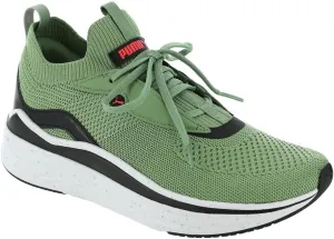 PUMA Softride Stakd Speckle Womens Sneaker 8 BM US GreenBlack
