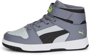 PUMA Unisex-Child Rebound Layup Synthetic Leather Hook and Loop Sneaker