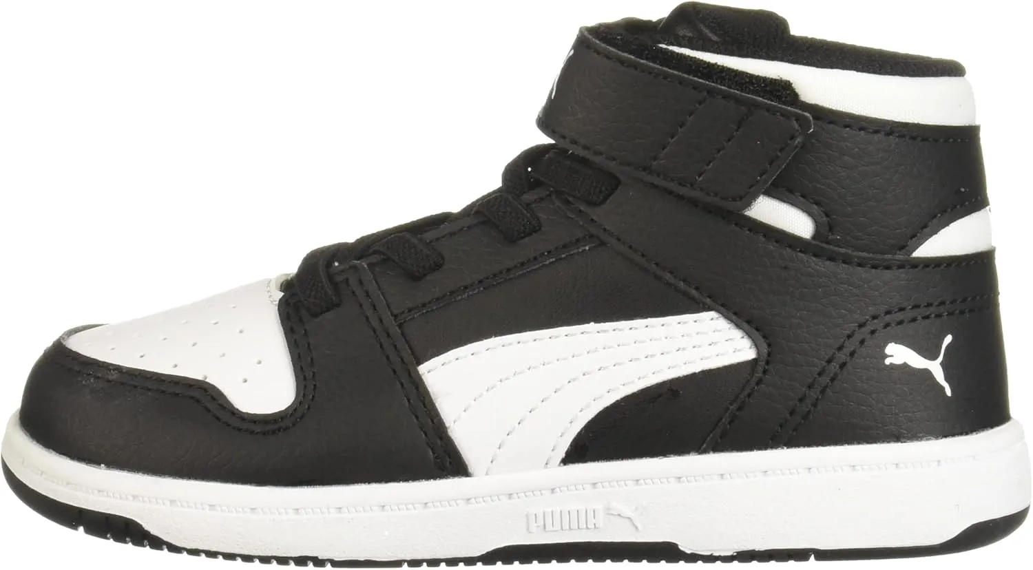 PUMA Unisex-Child Rebound Layup Synthetic Leather Hook and Loop Sneaker