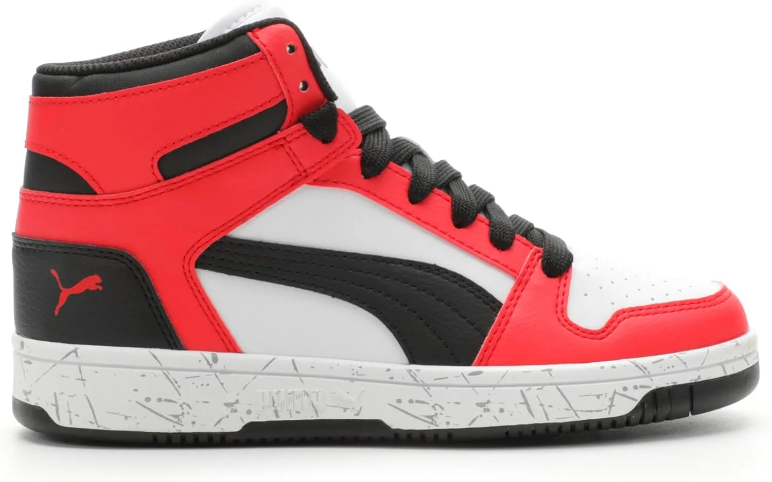 PUMA Unisex-Child Rebound Layup Synthetic Leather Hook and Loop Sneaker