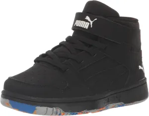 PUMA Unisex-Child Rebound Layup Synthetic Leather Hook and Loop Sneaker