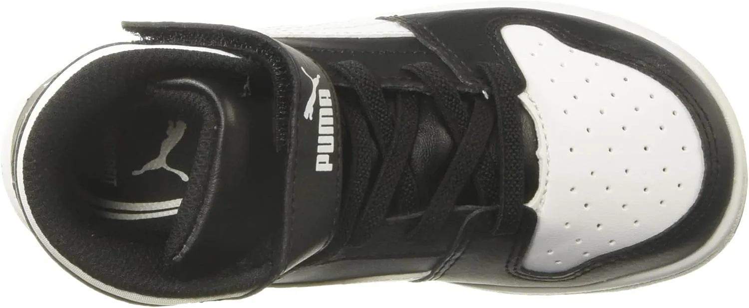 PUMA Unisex-Child Rebound Layup Synthetic Leather Hook and Loop Sneaker
