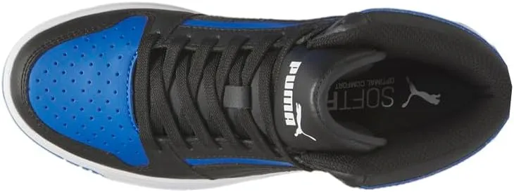PUMA Unisex-Child Rebound Layup Synthetic Leather Hook and Loop Sneaker