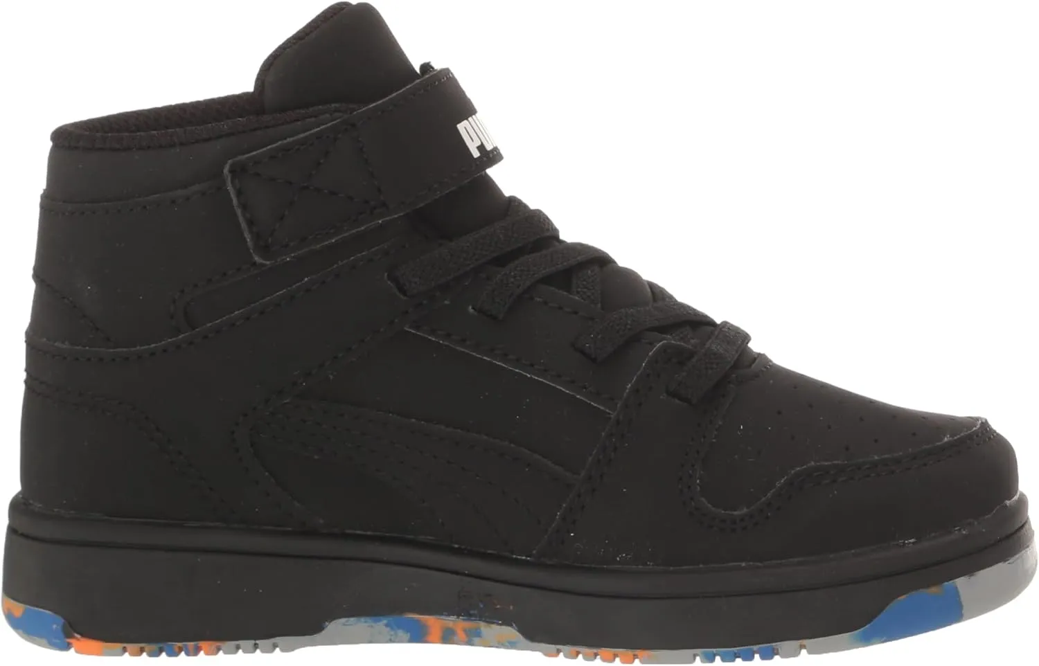 PUMA Unisex-Child Rebound Layup Synthetic Leather Hook and Loop Sneaker