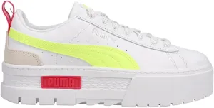 PUMA Womens Mayze E Lights Platform Sneakers Shoes Casual - White - Size 7.5 M