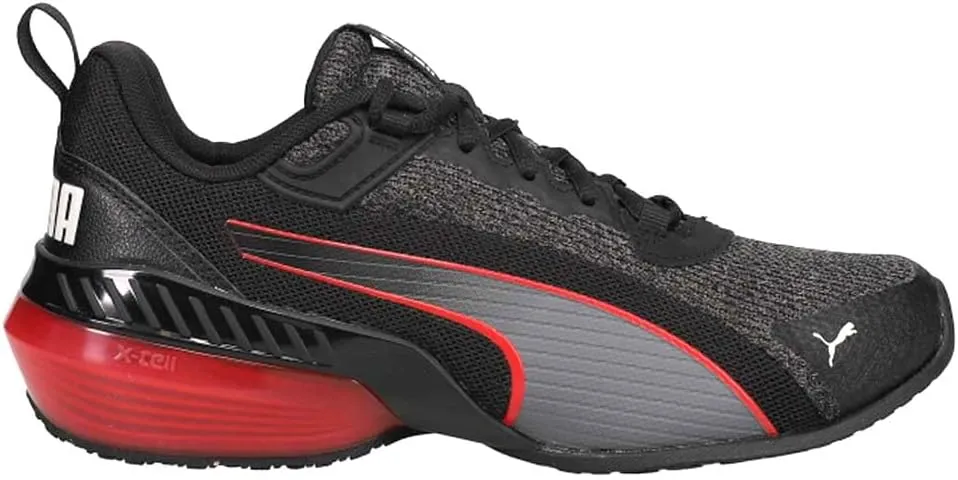 PUMA X-Cell Action Puma Black/Castlerock/High-Risk Red 10.5 D (M)