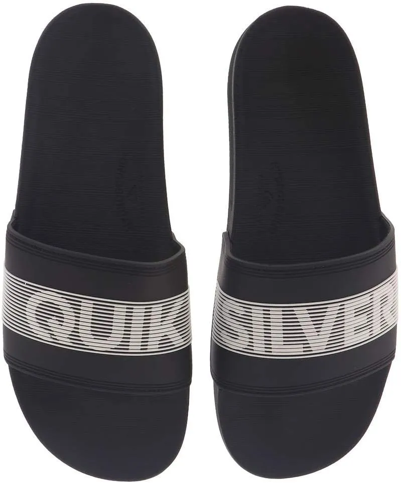 Quiksilver Men's Rivi Wordmark Slide Sandal