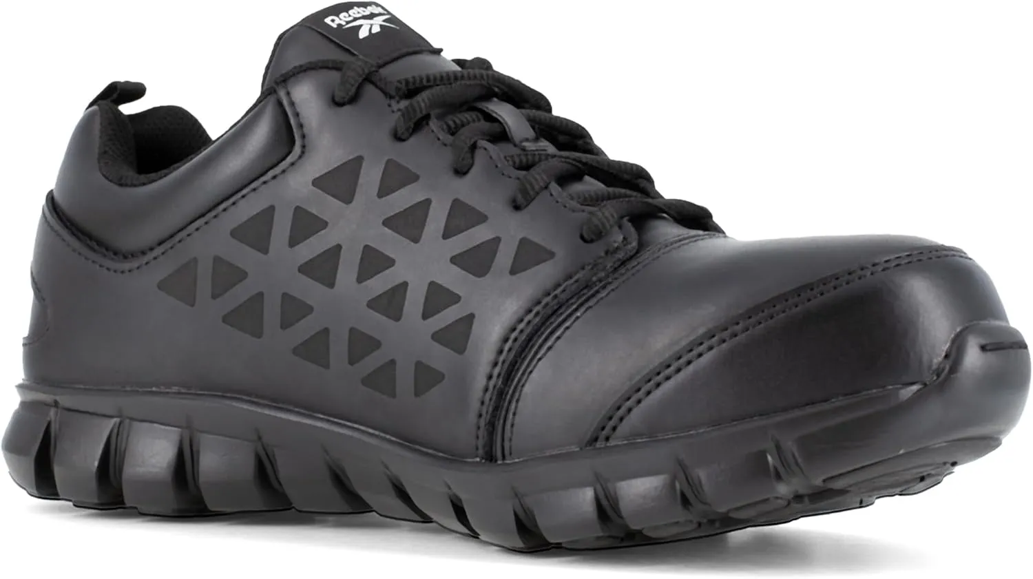 Reebok Men's Athletic Steel Shoe White Work RB4443 Sublite Work Safety Toe