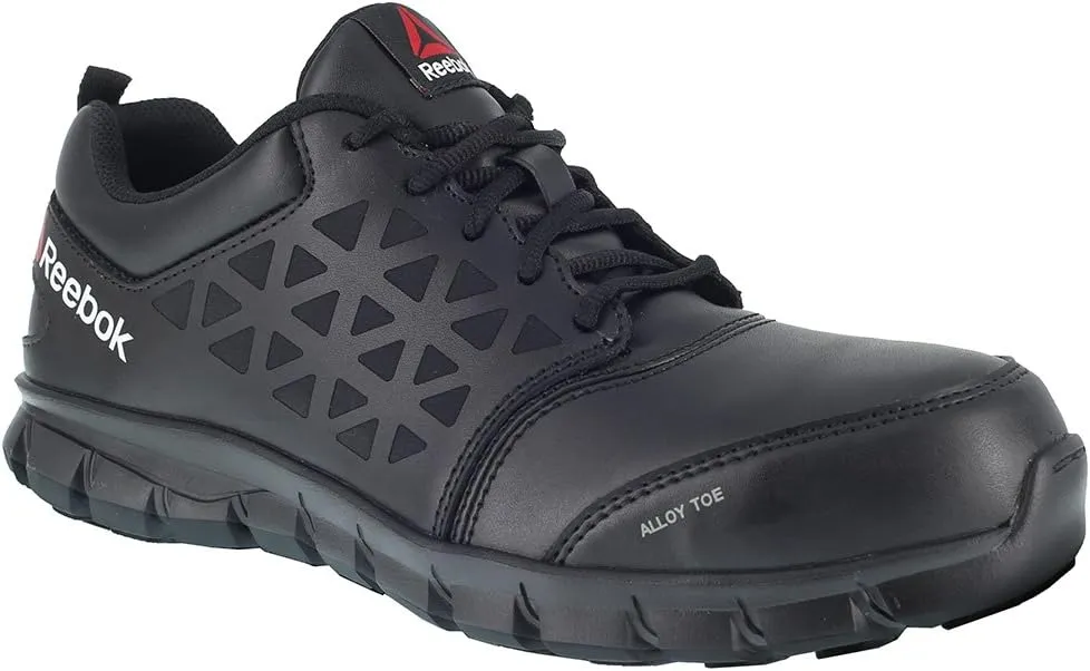 Reebok Men's Athletic Steel Shoe White Work RB4443 Sublite Work Safety Toe