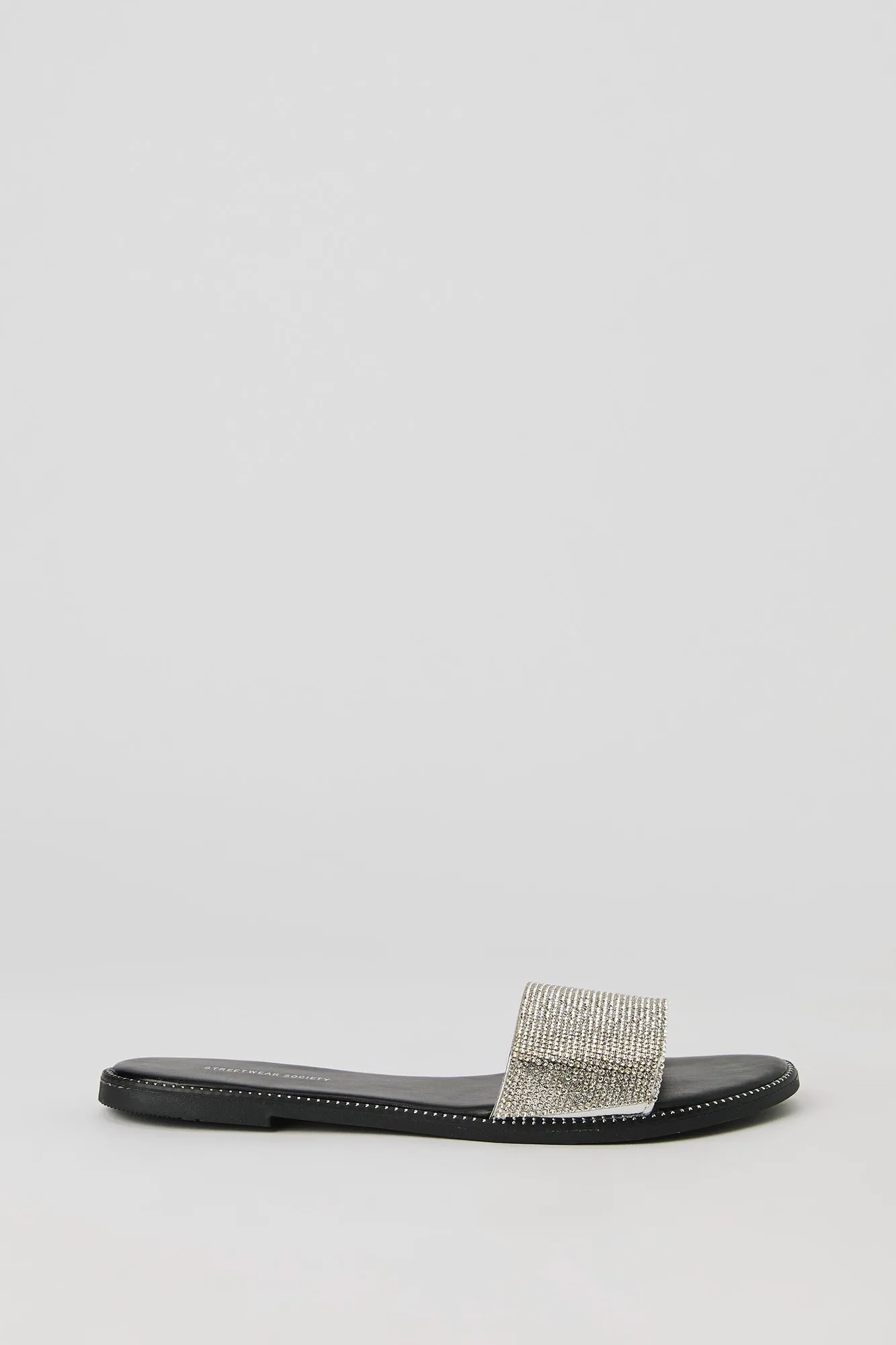 Rhinestone Slide Sandal