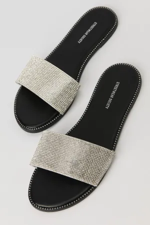 Rhinestone Slide Sandal