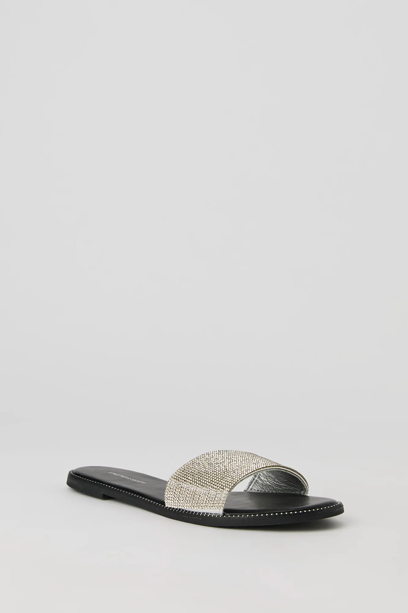 Rhinestone Slide Sandal